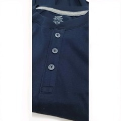Old Navy Henley Raglan Long Sleeve Men’s Soft-Washed Blue Medium NWT