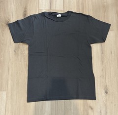 Shaka Active Men’s Short Sleeve Dark Gray Solid 100% Cotton TShirt Size Large