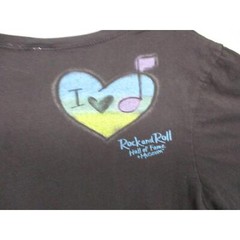 Rock And Roll Hall Of Fame Museum Black Graphic TShirt Men Size L