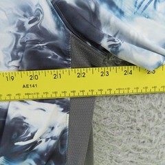 Huk Shirt Men Large Blue Black Camo Long Sleeve Fishing Hunting Mossy Oak