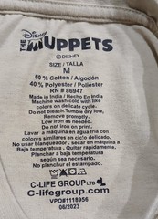 KERMIT COUNTRY ROOTS GRAPHIC TEE MENS MEDIUM MUPPETS BANJO