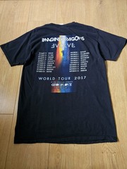 Imagine Dragons Evolve World Tour 2017 Band T Shirt Medium Black Graphic Tee