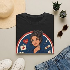 Nurse Badge RN Life T-Shirt Unisex Made in USA