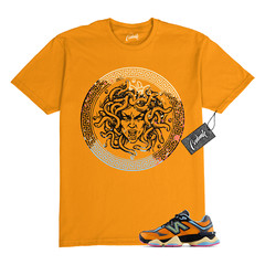 9060 Sun Glow Team Sky Blue Orange Black T Shirt to Match CLP