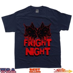 Fright Night Double Hellhound Horror Art T-Shirt