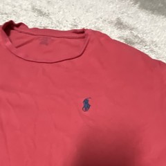 Polo Ralph Lauren Men’s Red Solid Crew Neck Short Sleeve Logo T-Shirt, Size L