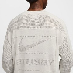 Nike x Stussy Long-Sleeve Knit Jersey ‘Light Bone’ HF3898-072 Size Large