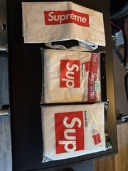Supreme Thermal Crew And Pant White Size XL / XG Plus Bag. New In Wrapper. Nice!