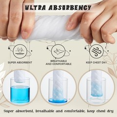 4 Pcs Bra Liners for Sweat, 80% Cotton and 20% Polyester Fiber, Reusable Wash…