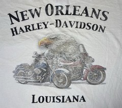 Harley Davidson New Orleans Louisiana White Long Sleeve Shirt Men’s Size Large