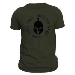 Molon Labe Spartan Warrior Helmet Men’s T-Shirt