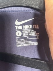 Nike USA Shirt Adult Small Navy Blue Athletic Cut Short Sleeve Pullover Tee LL15