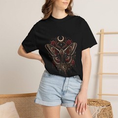 Gothic Moth Oracle T-Shirt Graphic