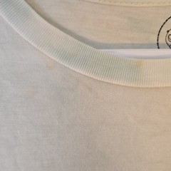 Buc-ee’s Men’s S Light Blue/White Tie-Dye Graphic Logo Crew Neck Cotton Tee