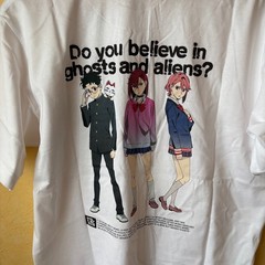 UNIQLO Dan Da Dan UT Graphic T-Shirt White Momo Okarun Aira Turbo Granny Japan
