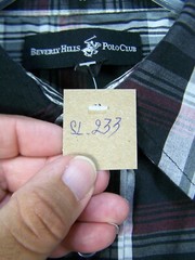 Beverly Hills Polo Club Shirt Adult Large Black Red Plaid Button Classic Men’s L