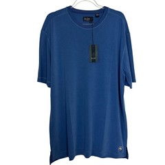 Nat Nast NWT Mens XL Blue Luxury Originals Modal Blend Textured Short Sleeve