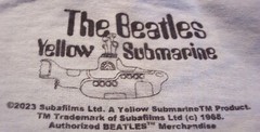 VINTAGE STYLE THE BEATLES YELLOW SUBMARINE T-Shirt MENS XL NEW w/ Tag