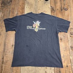 Vintage 90s Mossimo Angel Columbia Pictures Parody Shirt XL 24×30 Black