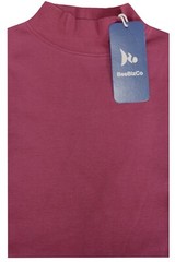 Mens Mock Neck Jumper Top Lightweight Baselayer Turtle Funnel Neck by Beebizco
