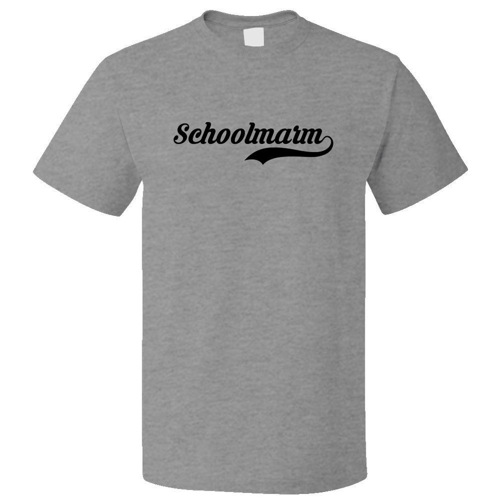 Funny Schoolmarm Retro Old School T shirt Tee