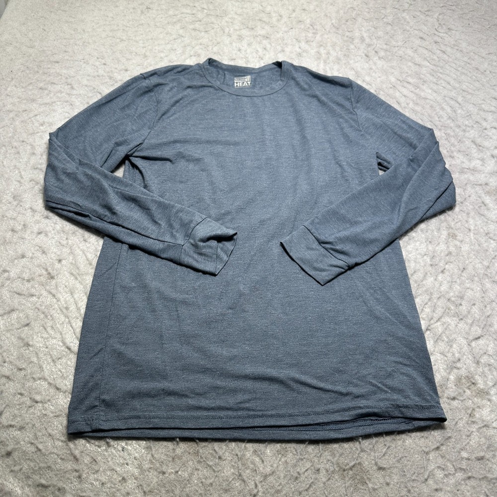 32 Degrees Thermal Shirt Gray Lightweight Crew Neck Mens Size Medium M