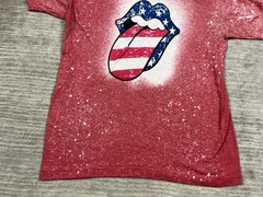 Rolling Stone Graphi Shirt Mens Medium Red Short Sleeve Polyester Tultex 241