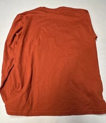 REALTREE Long Sleeve T-Shirt Bone Collector Camo Logo Dark Orange Mens M (38-40)