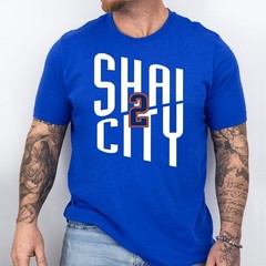 Shai City 2, Oklahoma City Basketball themed Soft Ring Spun Cotton T-Shirt