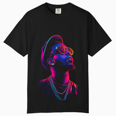Neon Urban Hip Hop Streetwear Tee, Comfort Colors T Shirt, Unisex Streetwear Tee