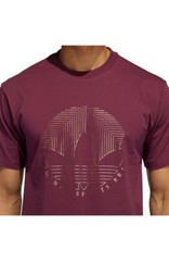 Adidas Originals Deco Trefoil T-Shirt Victory Crimson/Gold Men’s Large XL BNWT