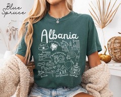 Albania Mass Shirt Gift Travel Albania Trip Lover Souvenir Tee