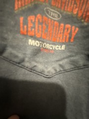 Vintage 1995 Harley-Davidson Graves Lubbock Texas Distressed Pocket T-Shirt XXL