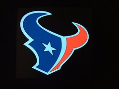 Texans NFL Sound-Activated LIGHTS UP LED T-Shirt ALL SIZES Wireless