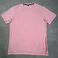 Public Rec Shirt Mens L Pink Short Sleeve Go To Performance Moisture Wicking