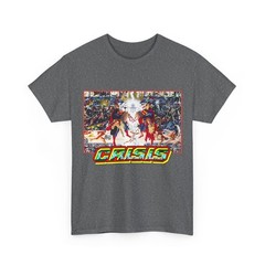 Crisis on Infinite Earths T-Shirt George Perez Alex Ross Art Vintage-Style Tee