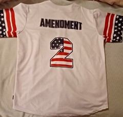 Mens polyester USA Patriotic Shirt