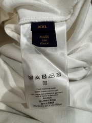 Louis Vuitton Embossed LV Logo T-Shirt White XXL
