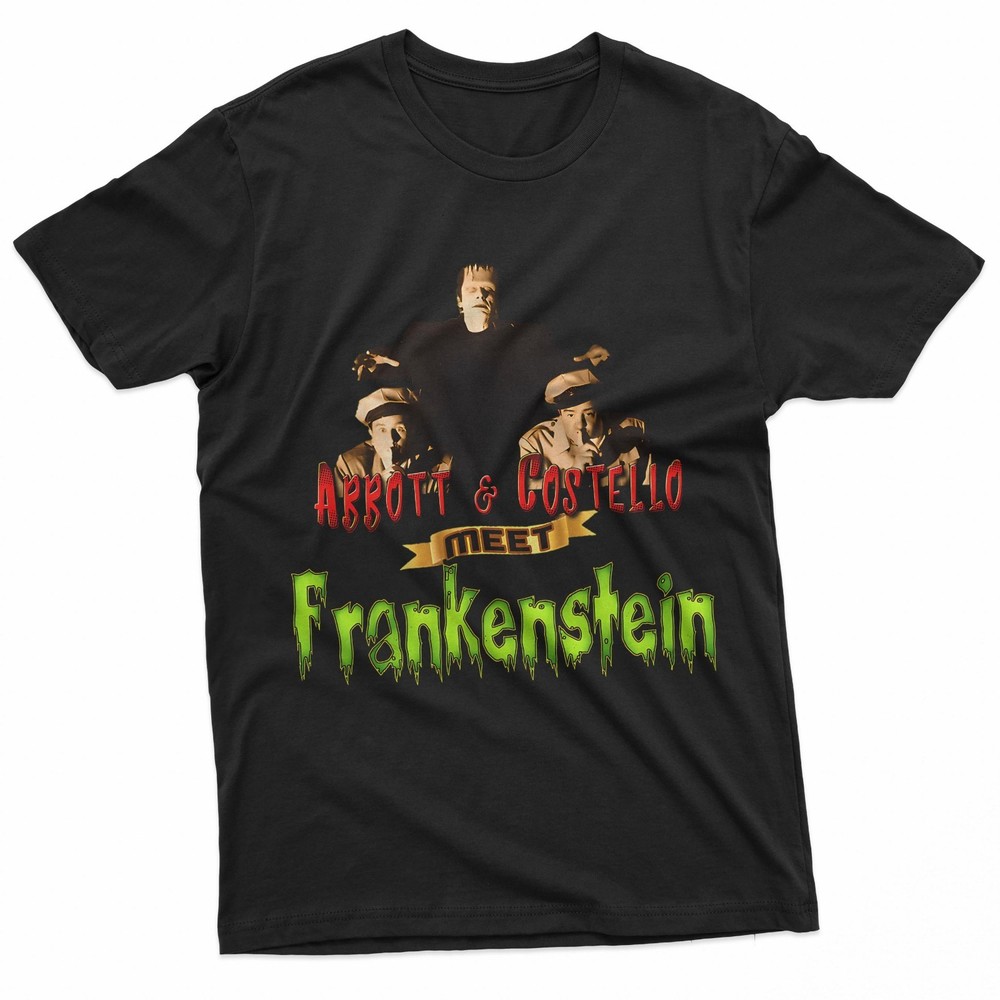 Abbott And Costello Meet Frankenstein Classic Horror Comedy T-Shirt