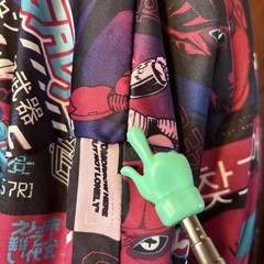 Fresh Prints All Over Print Styled Tokyo Art Mens Shirt Size 3XL 100% Polyester