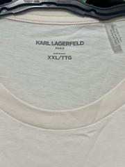 Karl Lagerfeld HEADPHONES LEGO Cream T-Shirt 2XL XX-Large XXL RETAIL $79 NWT