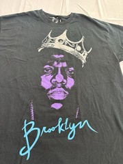 Brooklyn Mint Notorious B.I.G. Graphic Tee Black XL Cotton T Shirt