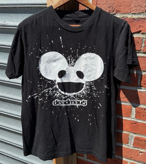 Deadmau5 2010s EDM DJ Tee Electronic Black Shirt Gift SA527