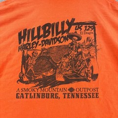 Harley Davidson Shirt Mens Extra Large Hillbilly US 129 El Dragon Smoky Mountain