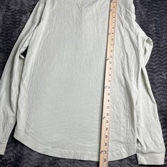 Buck Mason Henley Shirt Mens M Green Long Sleeve 100% Cotton Top NWT
