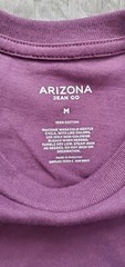 Arizona Jean co Mens High Rise High Reward Long Sleeve T-Shirt Tee 2 sided NWT