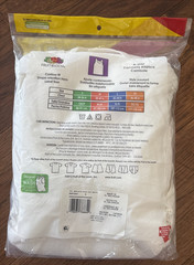 New NIP Vtg 6 White Small S 34-36 Inch A-Shirt Tanks Fruit Of The Loom 2012
