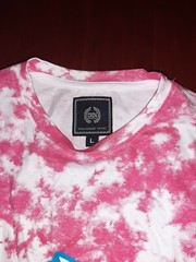 Chrome Edge Pink Tye dye Anime Manga Ninja Graphic T shirt Mens Large