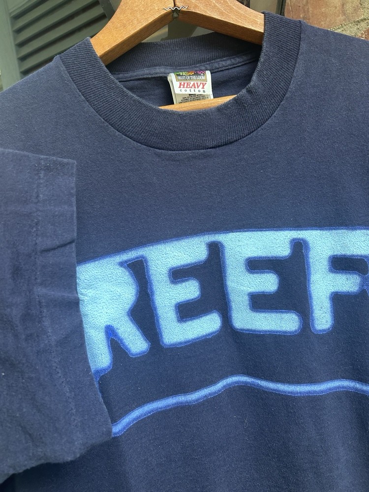 Vintage 1997 REEF Glow Album UK Brit Pop Single Stitch Rock Band 90s T Shirt XL