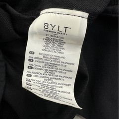 BYLT Lux Drop Cut T-Shirt Black Short Sleeve Curved Hem / Mens XL